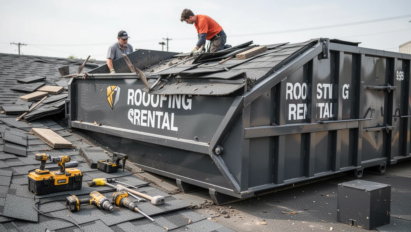 Roofing Dumpster Rental
